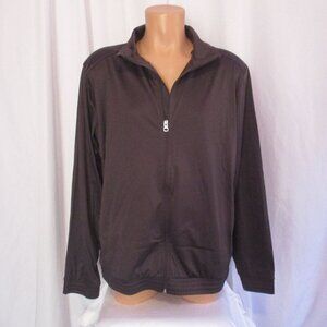 Tek Gear Grey Warm Up Polyester Jacket XL